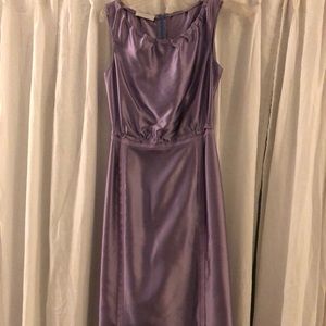 Authentic lilac satin Prada cocktail dress.